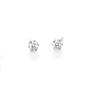 Solitaire Diamond Earrings