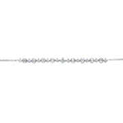 White Gold Bar Bracelet