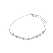 White Gold Bar Bracelet