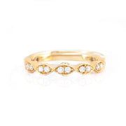 Beaded Diamond Ring