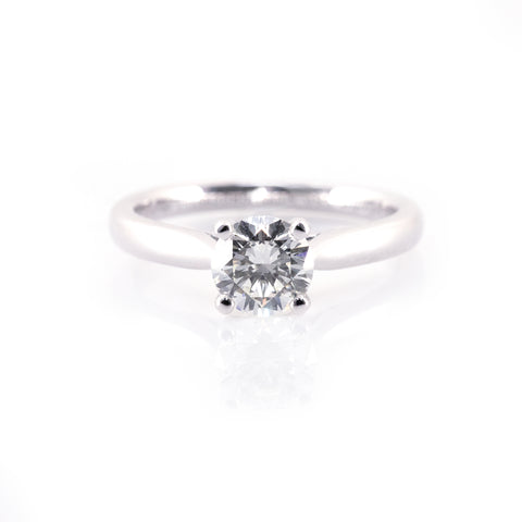 Classic Four-Prong Solitaire Engagement Ring (Mounting)