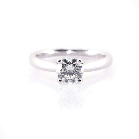 Classic Four-Prong Solitaire Engagement Ring (Mounting)