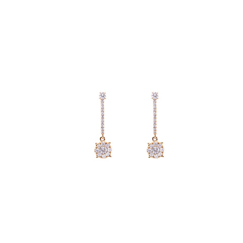 Diamond Dangle Earrings