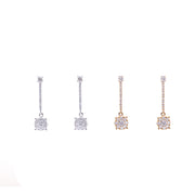 Diamond Dangle Earrings