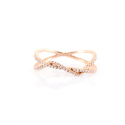 Infinity Twist Diamond Ring