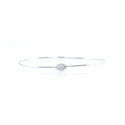 Marquise-Shaped Diamond Bangle