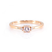Morganite Diamond Ring