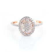 Oval-Shaped Diamond Ring