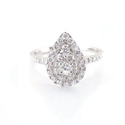 Pear-Shaped Diamond Ring
