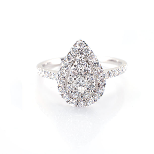 Pear-Shaped Diamond Ring