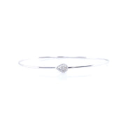 Pear-Shaped Diamond Bangle