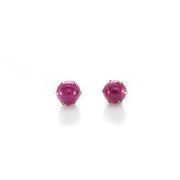 Ruby Stud Earrings