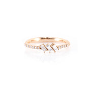 Triple Baguette Diamond Ring
