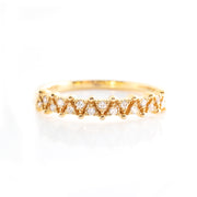 Triangular Eternity Ring