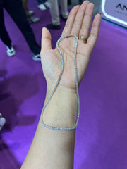 培育鑽石Tennis 項鏈