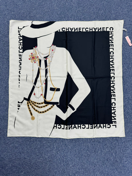 Pre-loved Chanel 復古絲巾 ［CH001]