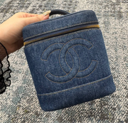 Chanel Denim Vanity Case