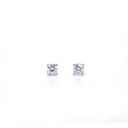 Four-Prong Solitaire Diamond Earrings