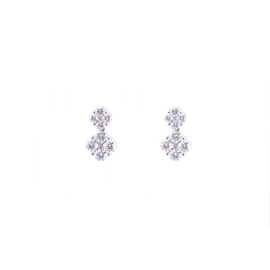 Classic Diamond Drop Earrings