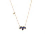 Marquise-Shaped Sapphire Necklace