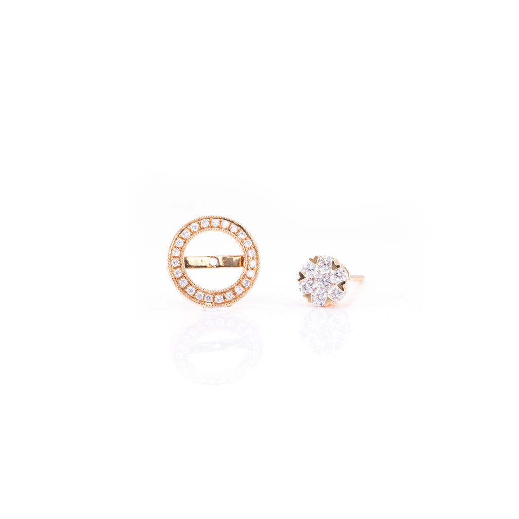 Two way stud on sale earrings