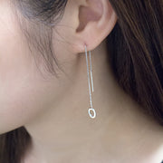 Circle Pendant Earrings