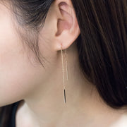 Rectangle Pendant Earrings