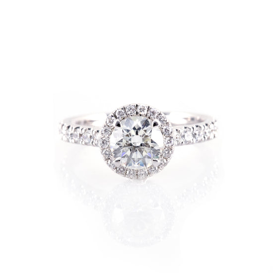 Classic Halo Engagement Ring (Mounting)
