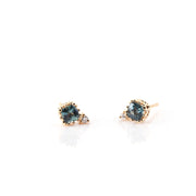 Cushion-Shaped Sapphire Earrings